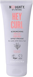 97% Natural Hey Curl Scrunching Jelly Hydrating Frizz Control Formula for Curly and Wavy Hair with Sea Kelp and Irish Moss Sulphate Free Vegan Haircare 200ml