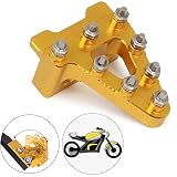 bomba de agua ktm 450 exc 2006 Material: Aluminio Pedal Freno Moto,Pedal de Freno Trasero Moto Universal Billet Aluminio Freno Trasero Palanca del Pedal Reemplazo de Punta de Paso para Bicicletas de Suciedad - Amarillo-Oro