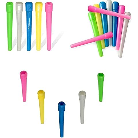 Premium Hookah Mouth Tips – Universal Non-BPA Plastic Mouthpiece Accessories – Fits on Any Hose - Disposable Hose Mouth Tip Hygienic and Individually Wrapped – Practical Length (50) (200) Cover