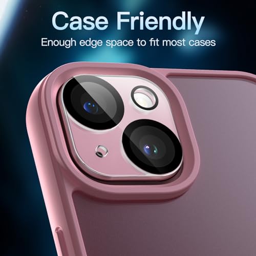 Image of JETech Camera Lens Protector Guard for iPhone 15 /15 Plus, 3-Pack