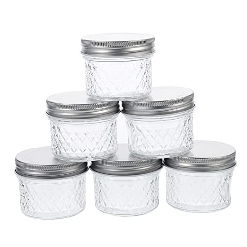 OUNONA 6 _ChC\W[ Wۑr 菜 X[W[OX Rei C\W̃{g W jam jar ȃKXr 100mlKXт