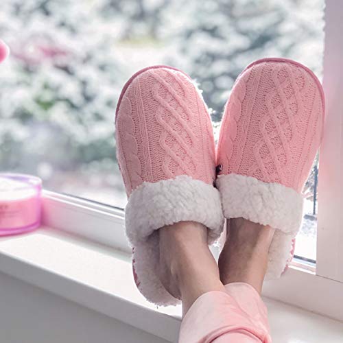 Pudus Women's Cozy House Slippers with Memory Foam & Extra-Plush Fleece Lining3