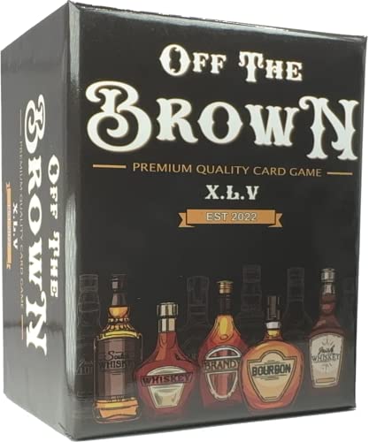 Off The Brown | An Intoxicated Card Game Simple And Fun Drinking Card Games For Adults | Black Owned Adult Games For Game Night | Issa Black Thang So Charge Intoxicated Cards To The Game | Party Game