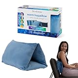 Brookstone HUG'ZZZ Soft Pillow - Microwaveable Gel Pack for Warming Sensation, Comfort & Support - Fold, Roll, or Wedge Pillow for Sitting, Napping, or Hugging Ideas