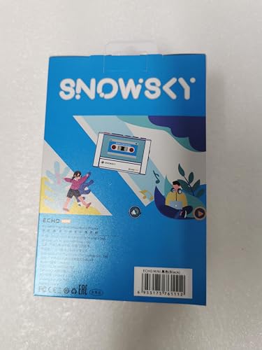 Image of SnowSky /FiiO Echo Mini HiFi Bluetooth MP3 Player, 15Hours Playback, Independent Volume Control with 3.5mm /4.4mm Headphones Outputs (Sky Blue)