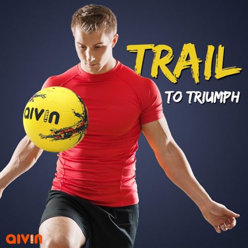 Image of Aivin Strong Football Size 5 Rubber Moulded Soccer Ball Men Women