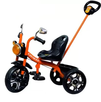 Babykicks Lezender DLX Heavy Frame Premium Tricycle for Kids with Music & Lights Stylish Kids Ride On (Orange) (B0CNLLNZR7) Amazon Price History, Amazon Price Tracker
