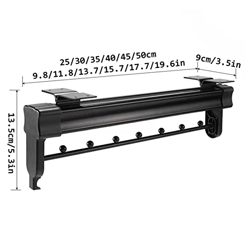 Rail de cintre pour vêtements réglable et extensible pour dressing - 4