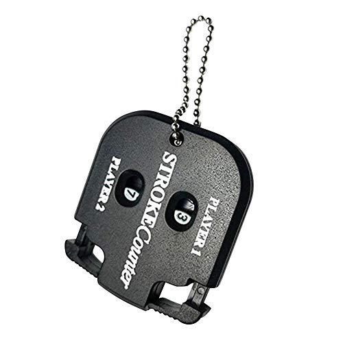 remote.S Cuenta Golpes Golf para 2 Personas Mini Contador Manual con Llavero