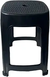 Kit 3 Banquetas Plásticas Empilháveis – Design Moderno, Alta Resistência e Custo Benefício, Ideal para Cozinha, Varanda e Uso Comercial