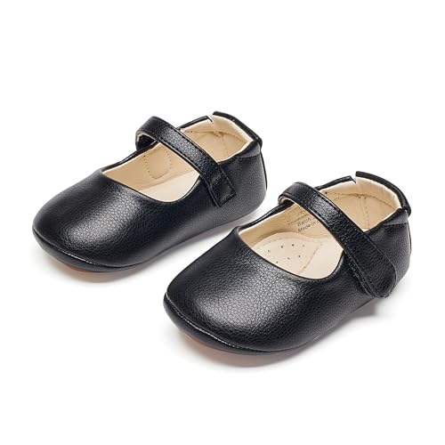 Image of PHIRAMIN Toddler Girl Mary Jane Dress Shoes-Little Girl School Uniform Shoes for Wedding Party