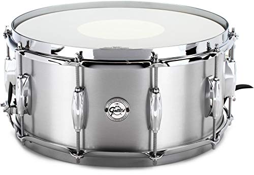 Gretsch Drums Grand Prix - Rullante In Alluminio, 6,5 X 14 Cm, Con Cerchi Gretsch 302