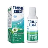 Tonsil Stone Mouthwash，Tonsil Stone Remover with Oral Rinse Liquid to Soothe Tonsils, and Freshen Breath & Alcohol-Free – 100ml