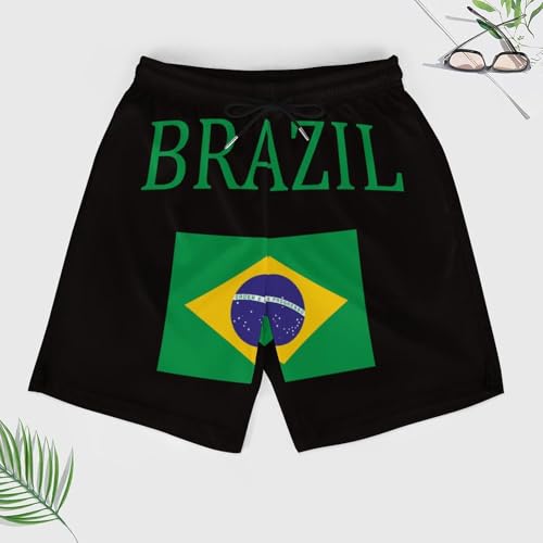 Zakqeik Men's Virgin Islands Flag Swim Trunks Hawaiian Bathing Mesh Lining Suit Swimsuits Beach Shorts with Pockets Casual4