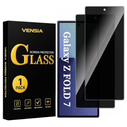 Image of (1 Pack Privacy Tempered Glass Screen Protector for Samsung Galaxy Z Fold 7 (Front Display) | 9H Anti-Spy Glass | HD Clarity, Anti-Scratch, Bubble-Free, Case-Friendly