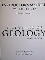 Essentials of Geology, Instructor's Manual with Tests 0131927388 Book Cover