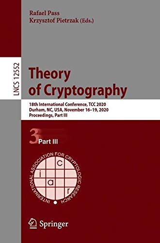 Buy Theory of Cryptography — BookShops.in
