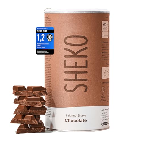SHEKO Balance Shake Schokolade – Mahlzeitersatz & Abnehmshake – 378 g – Ansicht 1