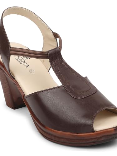 Image of Liberty Senorita AGL 114P Casual Wedge Heel Sandal For Women With PVC Sole | Stylish and Comfortable | Durable Summer Footwear for Outdoor Indoor | Ideal for Everyday Wear