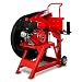 Produktbild EBERTH Kreissäge Wippkreissäge Wippsäge Brennholzsäge Benzin mit 13PS (700mm Hartmetallsägeblatt, Max. 230mm Holz-Durchmesser, 4 Takt Motor, 9.56kW, 389ccm, 128kg, Transportrollen, Untergestell)