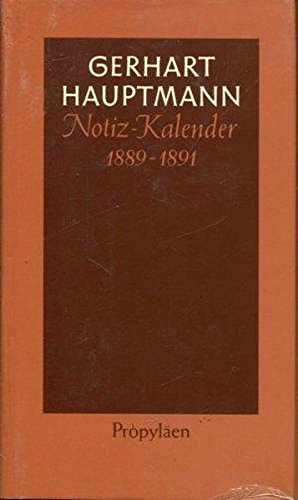 Notiz-Kalender 1889 bis 1891 (0)