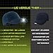 LED Hat Light - POWERCAP Baseball Cap with Light Built in - LED Cap Visor Light with Bright Headlight and IPX4 Rating (2.5 Structured Black)