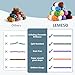 LEMESO 12 Skeins Acrylic Yarn for Crocheting - 180g Bulk Multicolor Knitting Yarn for Beginners and School Crafts - 15g Mini Skeins for Art Classes and DIY Projects