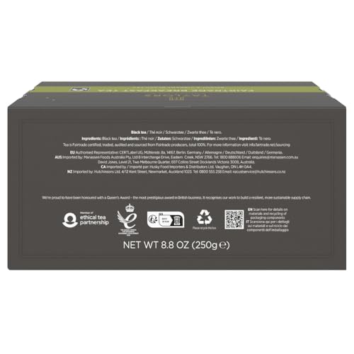 Image of Taylors of Harrogate Fairtrade Breakfast Tea Bags, 100ct (Pack of 1)
