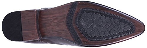 Zapatos Oxford marrones para hombre talla 10 ideales para la oficina y eventos 4