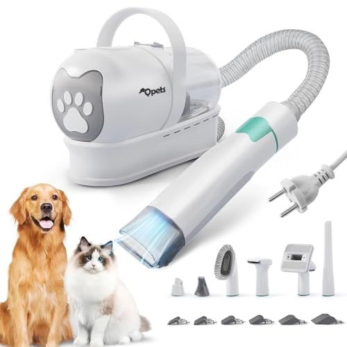 Qpets® 7 In 1 Dog Grooming Machine Kit for Dogs & Cats with Power...