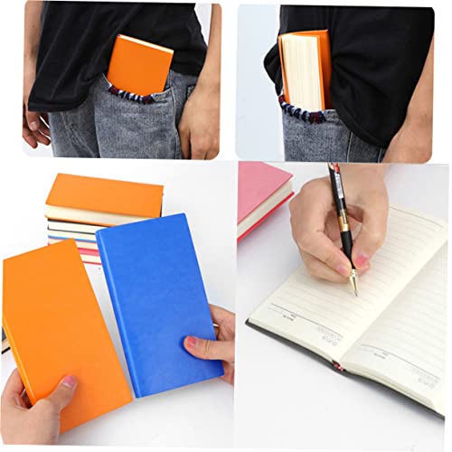 Carnet de notes cuir PU bloc-notes de poche pour planification de checklist bureau - 4