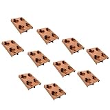 PACKOVE Portavasos Embalaje para Bebidas Calientes y Frías 10 Unidades, Soporte para Vasos de Cartón, Bandeja para Tazas de Infusiones, Adecuado para Restaurantes y Venta para Llevar