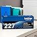 Brother Genuine TN227, TN227BK, High Yield Toner Cartridge, Replacement Black Toner, Page Yield Up to 3,000 Pages, TN227BK, Amazon Dash Available
