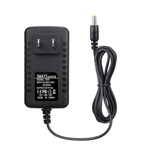 15W Power Cord Charger Replacement for Alexa Echo Spot, Echo Dot (3rd / 4th Gen / 5th Gen), Fire TV Cube, Show 5, Dot with Clock, Black