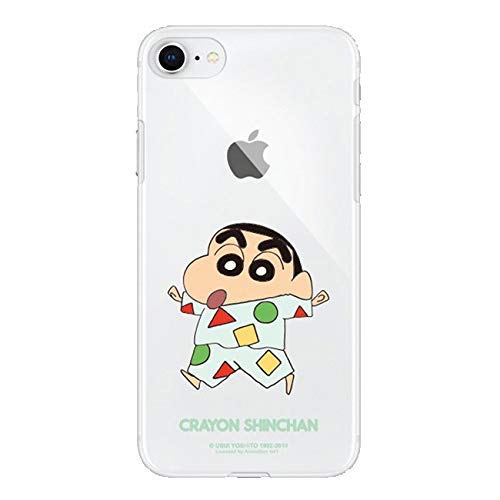 iPhone16 Pro 用 クレヨンしんちゃん クリア ケース 【日本国内から発送】 CrayonShinchan Simple S1 Clear Case アイフォン 16 プロ 対応 TPU ゼリー キャラクター カバー Type4 パジャマ しんち