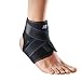 Produktbild LP Support 757-KM Knöchelstütze - Knöchel-Bandage - Knöchelsupport für Sport und Alltag - Sportbandage - Fußgelenkbandage, Größe:Universalgröße, Farbe:1 x schwarz
