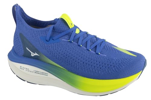 Mizuno Neo Vista 2 - Zapatillas de running para hombre, color azul deslumbrante, blanco, amarillo, Rayo azul deslumbrante y blanco, 45 EU