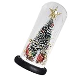 Accessoires de fête : lumières chaudes pour une utilisation nocturne, idéales pour noël, lampe effet neige