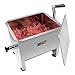 Valley Sportsman Meat Mixer, 4.2 Gallons 18 Pound Capacity, Manually Cranked or Motorized Sausage Mixer Machine for Mixing, Stainless Steel, Both Commercial and Household Use