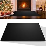 64 x 101 cm alfombrilla ignífuga para chimenea, rectangular, base ignífuga, placa protectora contra chispas para estufa de chimenea, base ignífuga, alfombrilla ignífuga, alfombrilla de protección