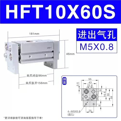 Vérin pneumatique HFT10X60S pour optimiser vos ateliers modernes - 3