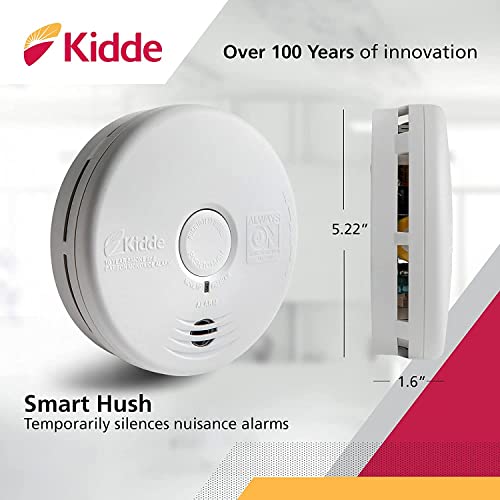 Kidde Smoke & Carbon Monoxide Detector Combo, 10-Year Battery, Replacement Alert, 6 Pack #TOP2