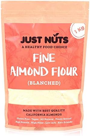 Just Nuts All Natural Fine Almond Flour, 1 Kg (Gluten Free, Vegan, Low Carb, Blanched)