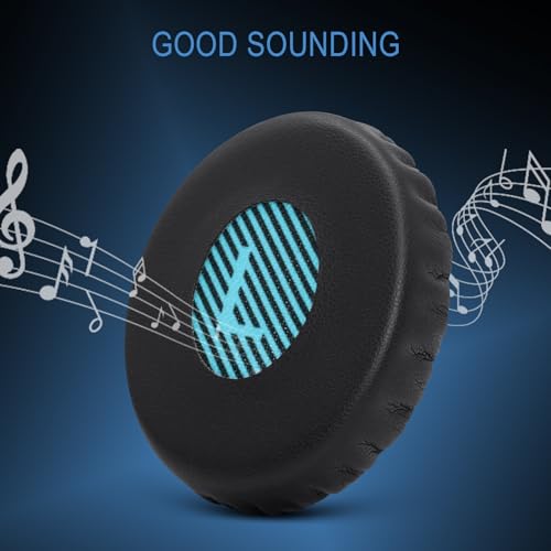 Image of GEVO Ear Pads Cushions Replacement for Bose On-Ear 2 Headphones,Earpads for Bose OE2 /OE2i /SoundTrue On-Ear /SoundLink, Earpads with High Dense Noise Isolation Foam,Protein Leather,Black&Blue