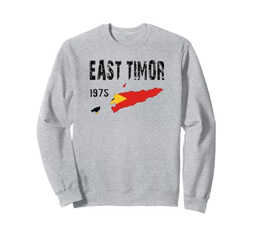 Timor Oriental Mapa Bandera EST. Sudadera