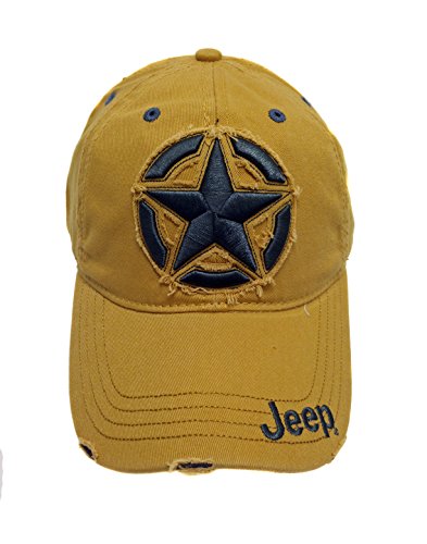 Jeep Distressed 3D Star Cap #TOP1