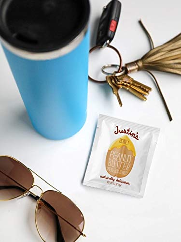 Justin's Honey Peanut Butter Squeeze Packs, Organic Ingredients, Non-Gmo, Gluten-Free, Responsibly Sourced, Kosher, 0.5 Ounce (150 Pack) #TOP7