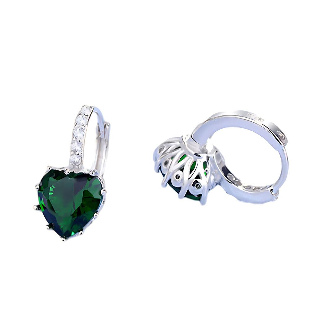 Pendientes de diamantes de imitación de moda para mujer 8