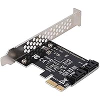 Vbestlife Adaptador PCIE a SATA 3.0 Tarjetas de Expansión PCI-E