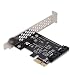 Produktbild VBESTLIFE PCI-E-Karten PCI Express zu SATA 3.0 2-Port SATA III 6 Gbps Erweiterungs-Adapterkarten